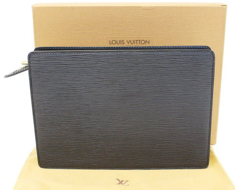 LOUIS VUITTON Epi Leather Pochette Homme Clutch