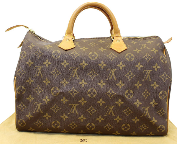 LOUIS VUITTON Monogram Canvas Speedy 35 Satchel Bag