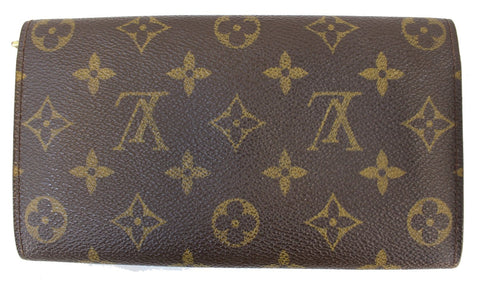 LOUIS VUITTON Monogram Canvas Brown Sarah Wallet