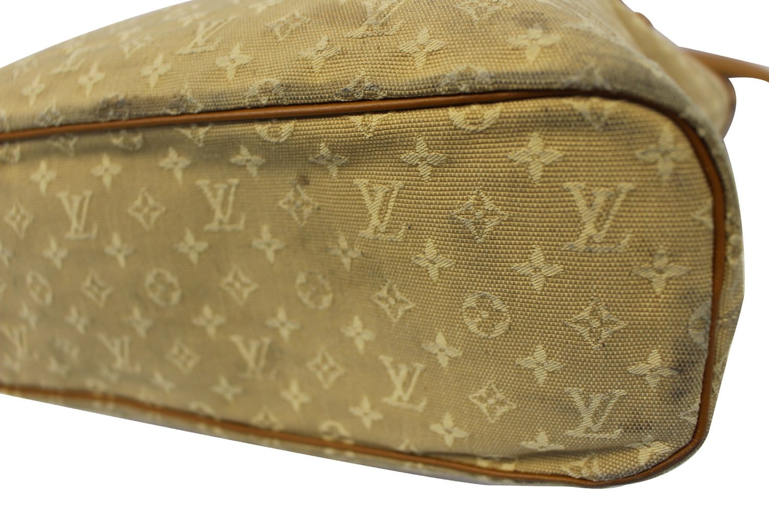 Louis Vuitton Vintage - Monogram Mini Lin Lucille PM Bag - Beige