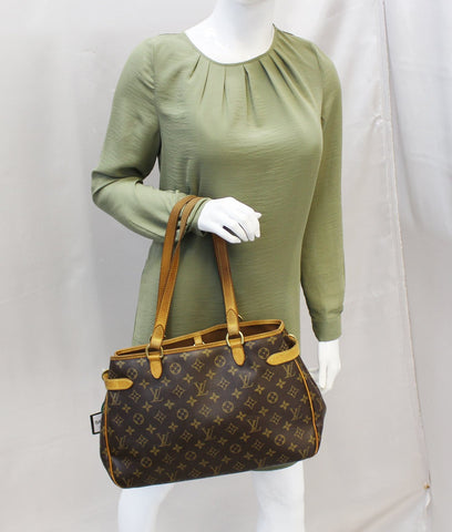 LOUIS VUITTON Monogram Canvas Batignolles Horizontal Shoulder Bag