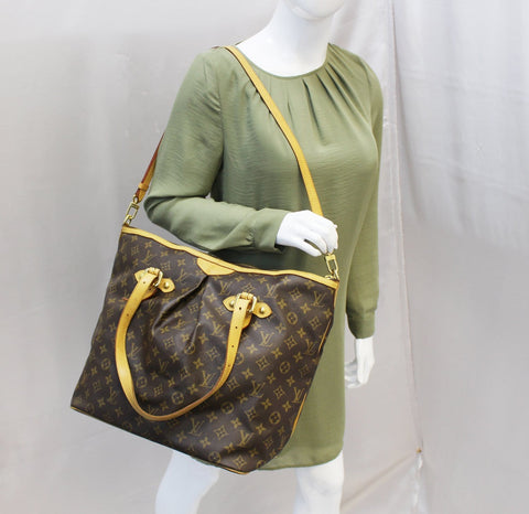 LOUIS VUITTON Monogram Palermo GM Tote Shoulder Bag