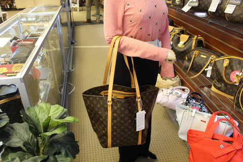 LOUIS VUITTON Monogram Canvas Sac Shopping Tote