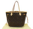 LOUIS VUITTON Monogram Canvas Neverfull MM Brown Tote Bag