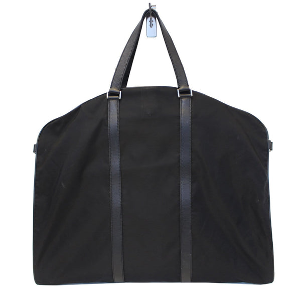 PRADA Black Nylon Convertible Garment Travel Bag