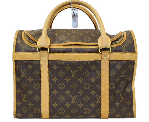 LOUIS VUITTON Monogram Canvas Sac Chien Dog Carrier Bag