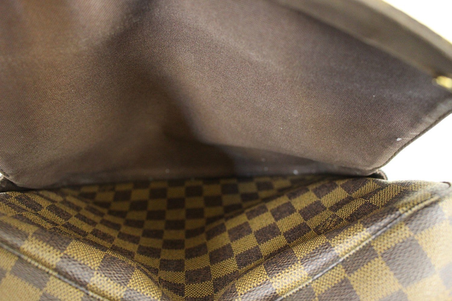 Louis Vuitton Damier Ebene Canvas Naviglio Shoulder Messenger Bag Briefcase  For Sale at 1stDibs