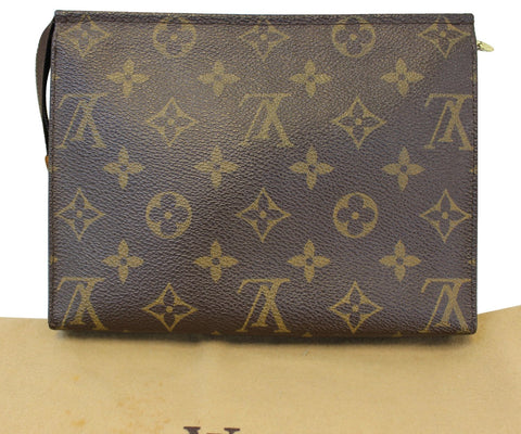 LOUIS VUITTON Monogram Poche Toilette 19 Cosmetics Pouch