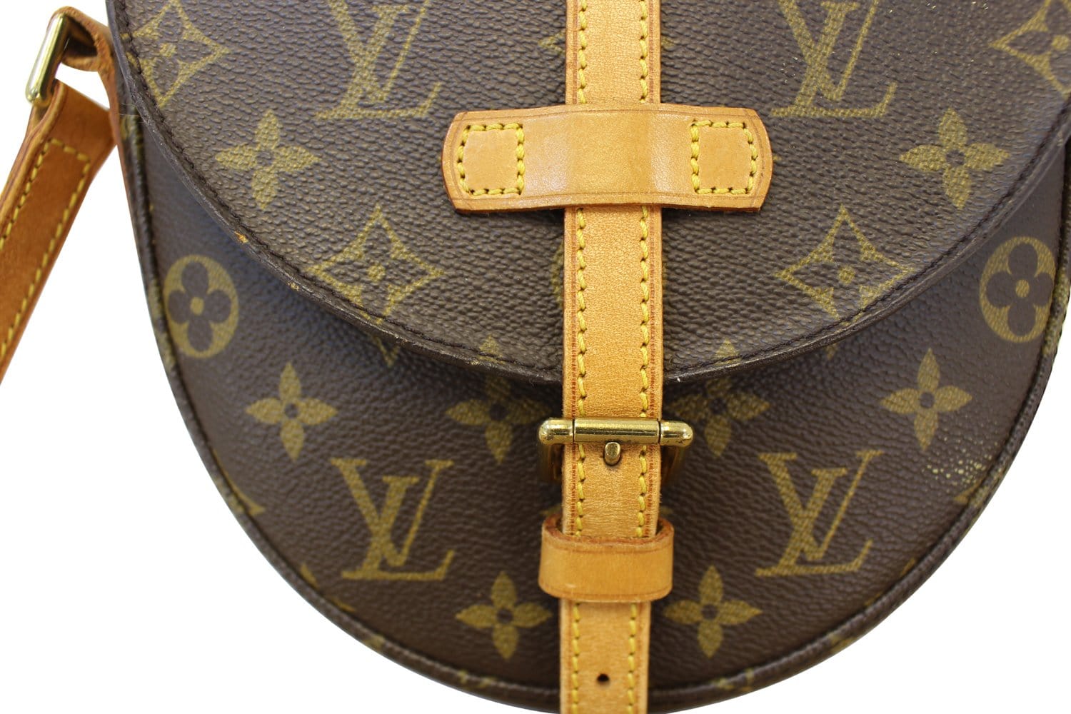 Auth Louis Vuitton Monogram Chantilly PM Shoulder Cross Bag M51234