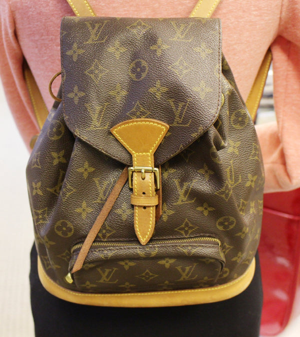 LOUIS VUITTON Monogram Canvas Montsouris MM Backpack Bag