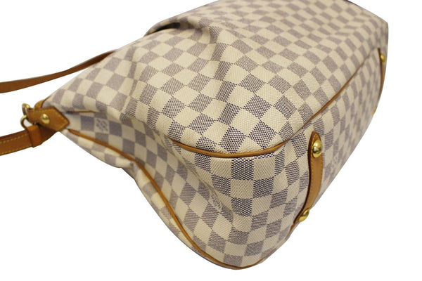 LOUIS VUITTON Damier Azur Siracusa GM Shoulder Handbag