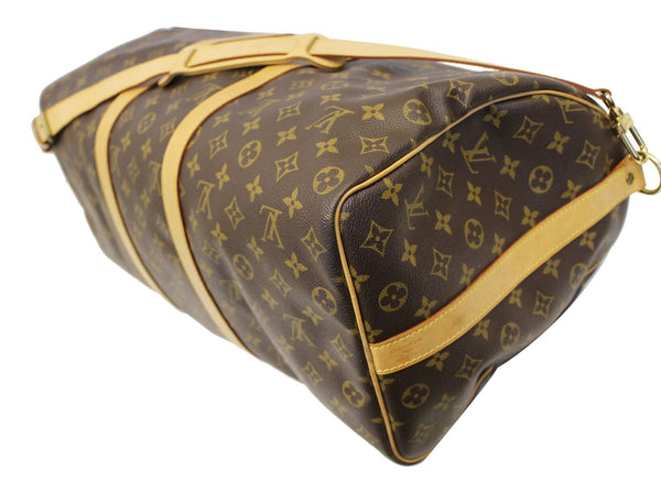 LOUIS VUITTON Monogram Canvas Keepall 50 Bandouliere Travel Bag