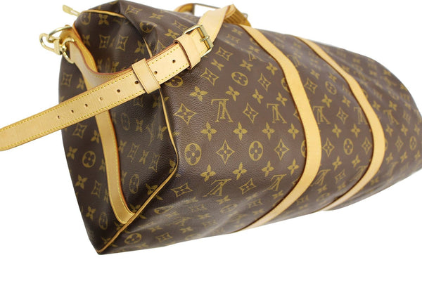 LOUIS VUITTON Monogram Canvas Keepall 50 Bandouliere Travel Bag