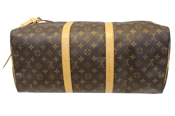 LOUIS VUITTON Monogram Canvas Keepall 50 Bandouliere Travel Bag