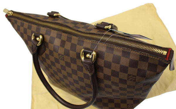 LOUIS VUITTON Damier Ebene Saleya MM Shoulder Handbag