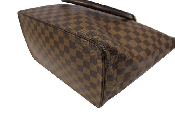 LOUIS VUITTON Damier Ebene Saleya MM Shoulder Handbag