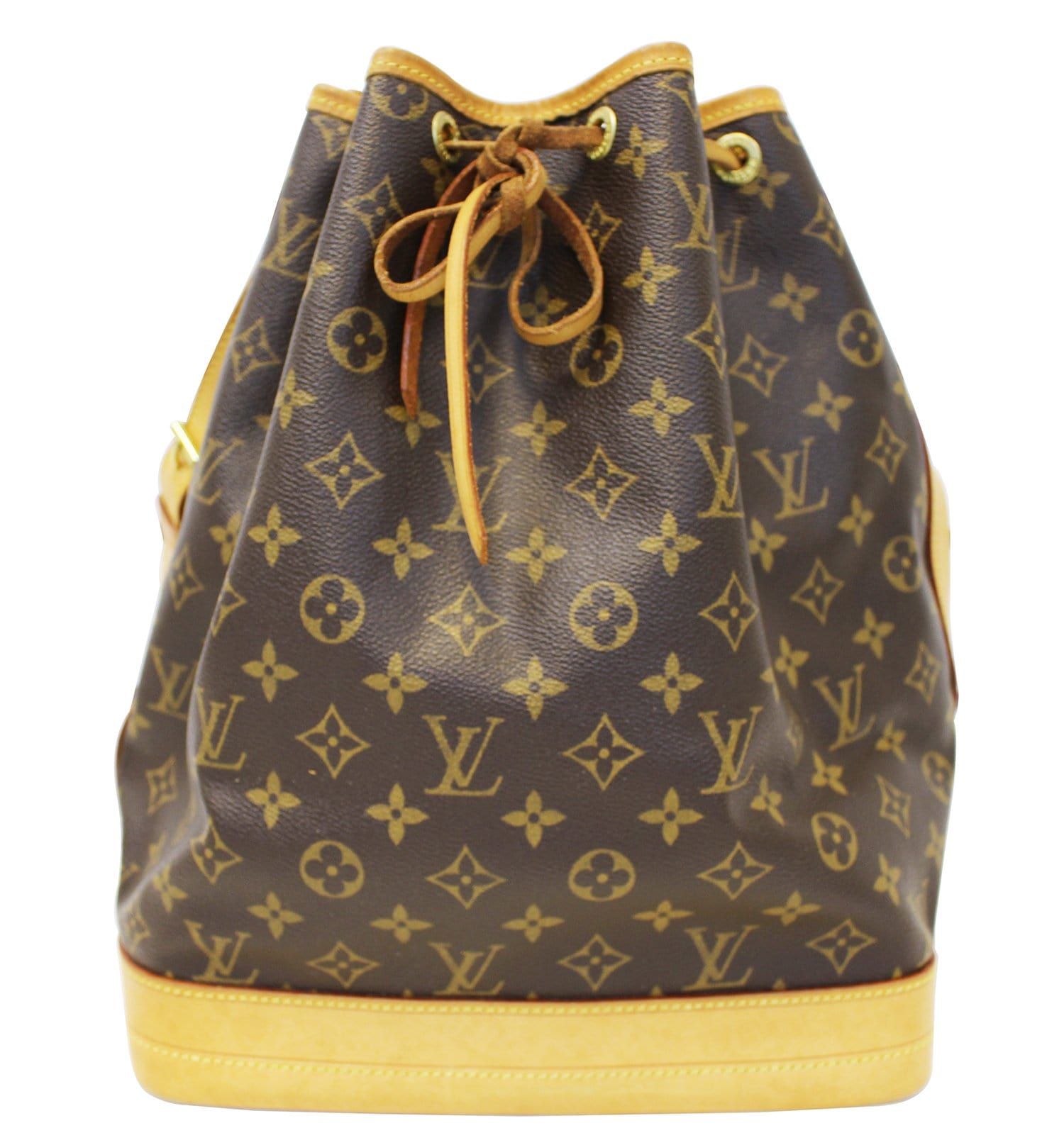 Louis Vuitton Mustard Leather Large Noe Drawstring Shoulder Bag With  Accessories