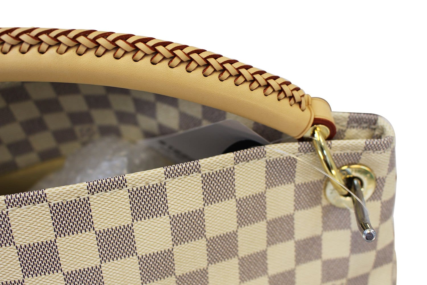 Louis Vuitton Artsy MM Damier Azur Shoulder Handbag