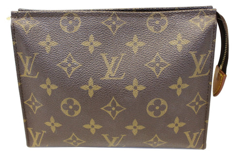 LOUIS VUITTON Monogram Canvas Poche Toilette 19 Cosmetics Pouch