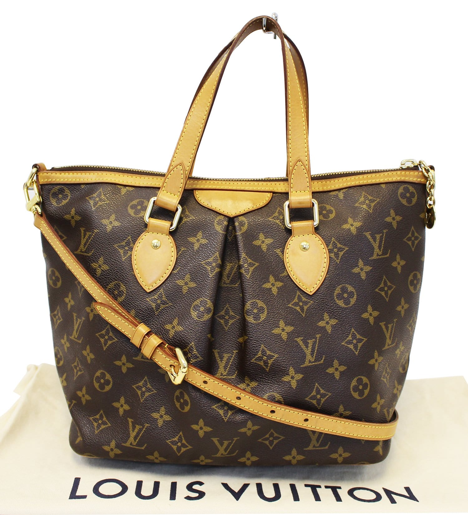 Louis Vuitton, Bags, Louis Vuitton Palermo Pm Monogram Canvas Two Way  Tote Bag