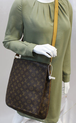 LOUIS VUITTON Musette Salsa GM Monogram Crossbody Shoulder Bag