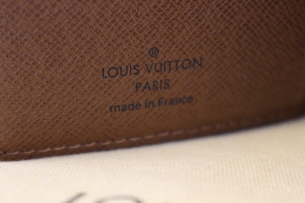 LOUIS VUITTON Monogram Canvas French Wallet Kisslock