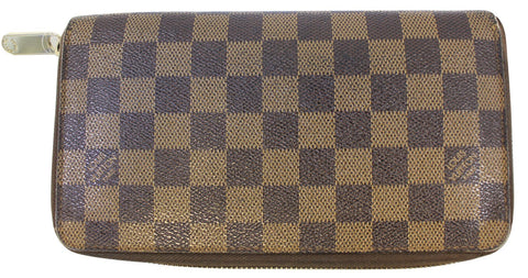 LOUIS VUITTON Damier Ebene Zippy Long Wallet