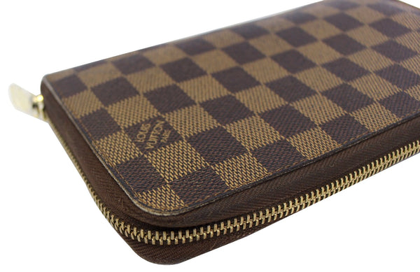 LOUIS VUITTON Damier Ebene Zippy Long Wallet