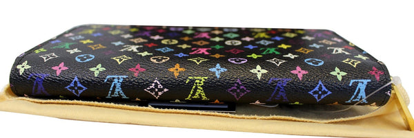 LOUIS VUITTON Black Monogram Multicolore Zippy Wallet