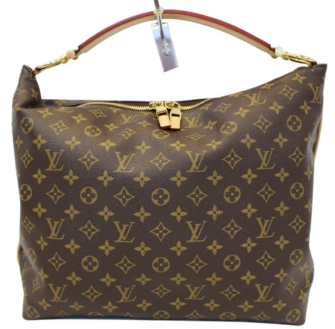 LOUIS VUITTON Monogram Canvas Sully MM Shoulder Bag