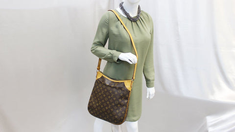 LOUIS VUITTON Monogram Canvas Odeon MM Crossbody Bag