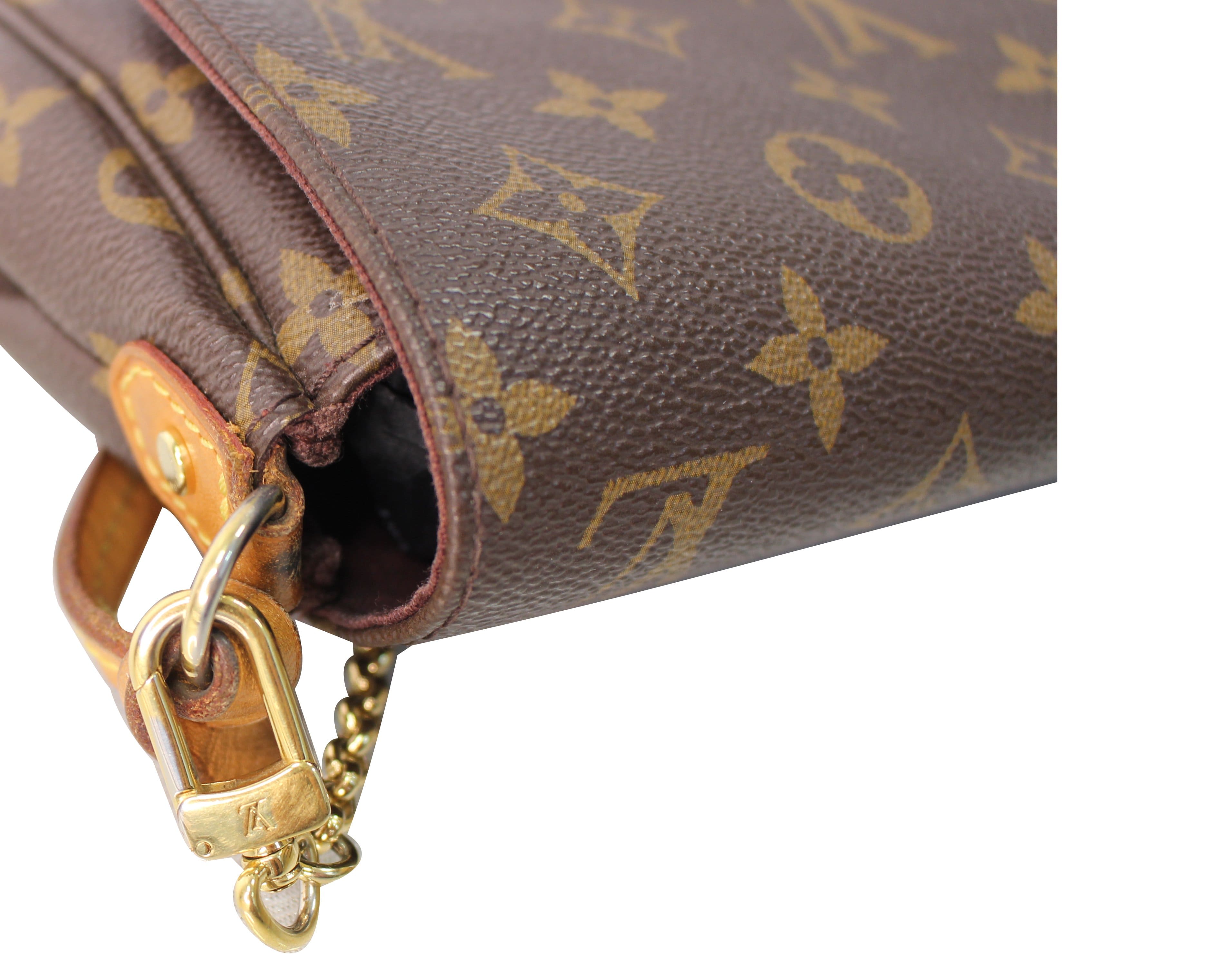 Favorite leather crossbody bag Louis Vuitton Brown in Leather