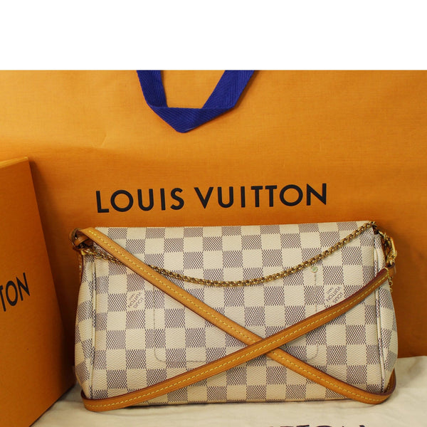 Louis Vuitton Favorite MM Damier Azur Crossbody Bag with strap