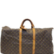 LOUIS VUITTON Keepall 60 Monogram Canvas Travel Bag Brown