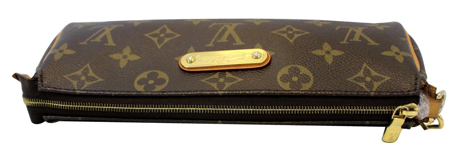 Louis Vuitton - Authenticated Eva Clutch Bag - Leather Brown For Woman, Never Worn, With Tag