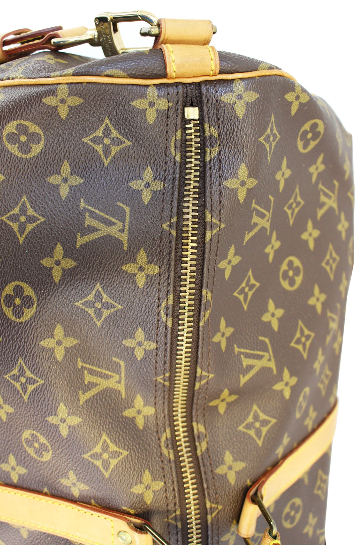 Customized LV Keepall 60 Travel bag in monogram canvas Luxury for ever  #65 ! For Sale at 1stDibs