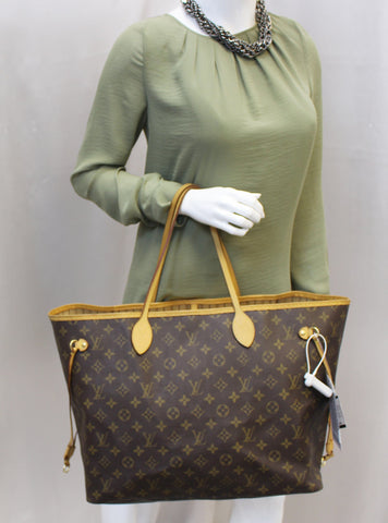 LOUIS VUITTON Monogram Canvas Neverfull GM Shoulder Bag