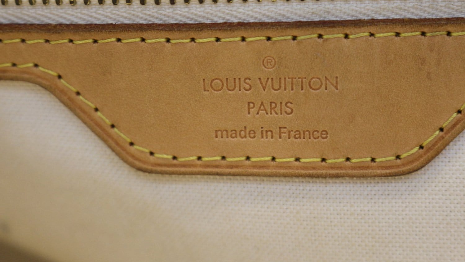 Louis Vuitton White Damier Azur Beach Cabas PM Blue Cloth ref