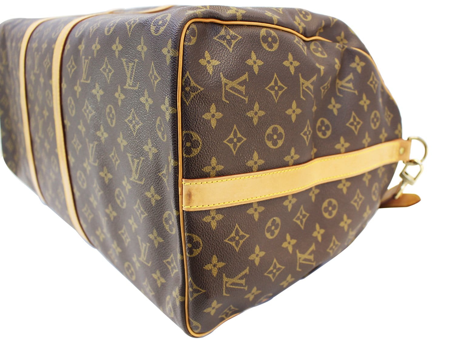 LOUIS VUITTON Keepall 60 bag in monogram canvas and nat…