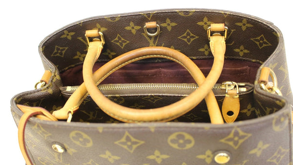 LOUIS VUITTON Monogram Canvas Montaigne MM Shoulder Bag