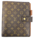 LOUIS VUITTON Monogram Canvas Brown Agenda GM Day