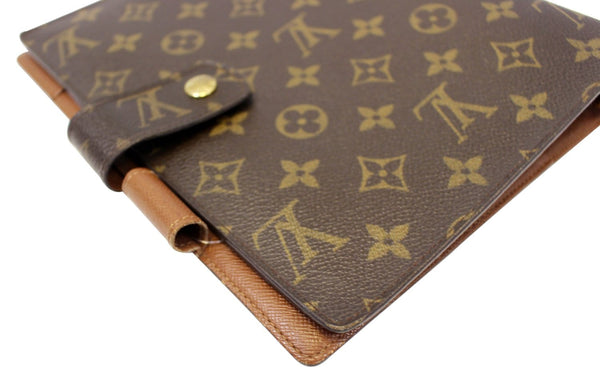 LOUIS VUITTON Monogram Canvas Brown Agenda GM Day