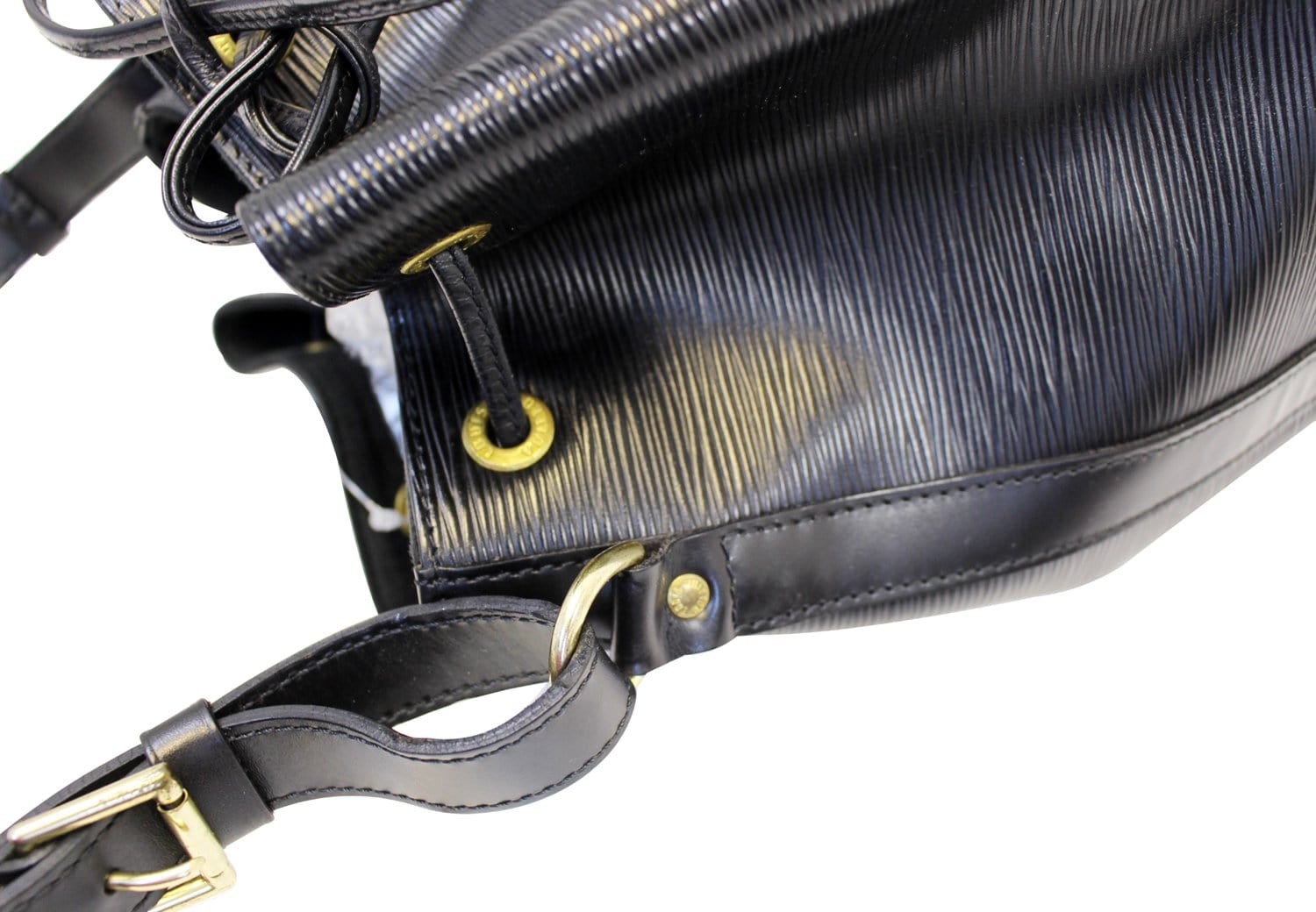 Noé cloth handbag Louis Vuitton Brown in Cloth - 32969452