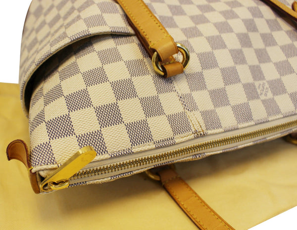 LOUIS VUITTON Damier Azur Totally MM Shoulder Handbag