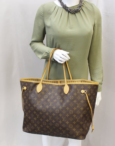 LOUIS VUITTON Monogram Canvas Neverfull GM Shoulder Bag