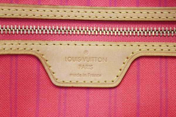 LOUIS VUITTON Delightful MM NM Damier Azur Pink Hobo Shoulder Bag