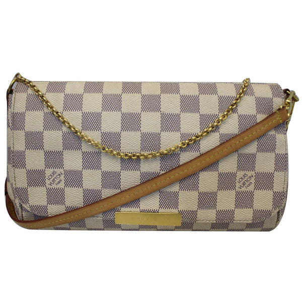 LOUIS VUITTON Favorite MM Damier Azur Shoulder Crossbody Bag-US