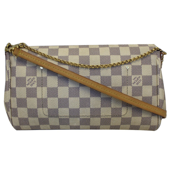 LOUIS VUITTON Favorite MM Damier Azur Shoulder Crossbody Bag-US