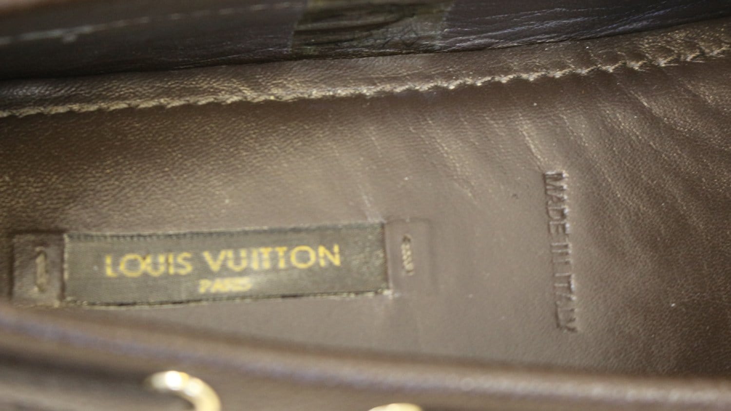 Louis Vuitton Aube Monogram Empreinte Leather Gloria Flat Loafers Size 38  For Sale at 1stDibs