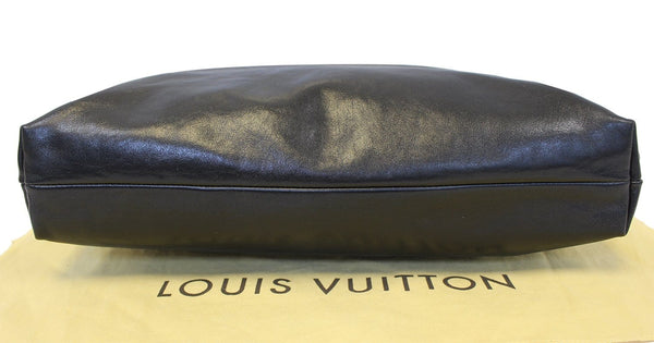 LOUIS VUITTON Black Cuir Boudoir Leather Lockit Chain Shoulder Bag